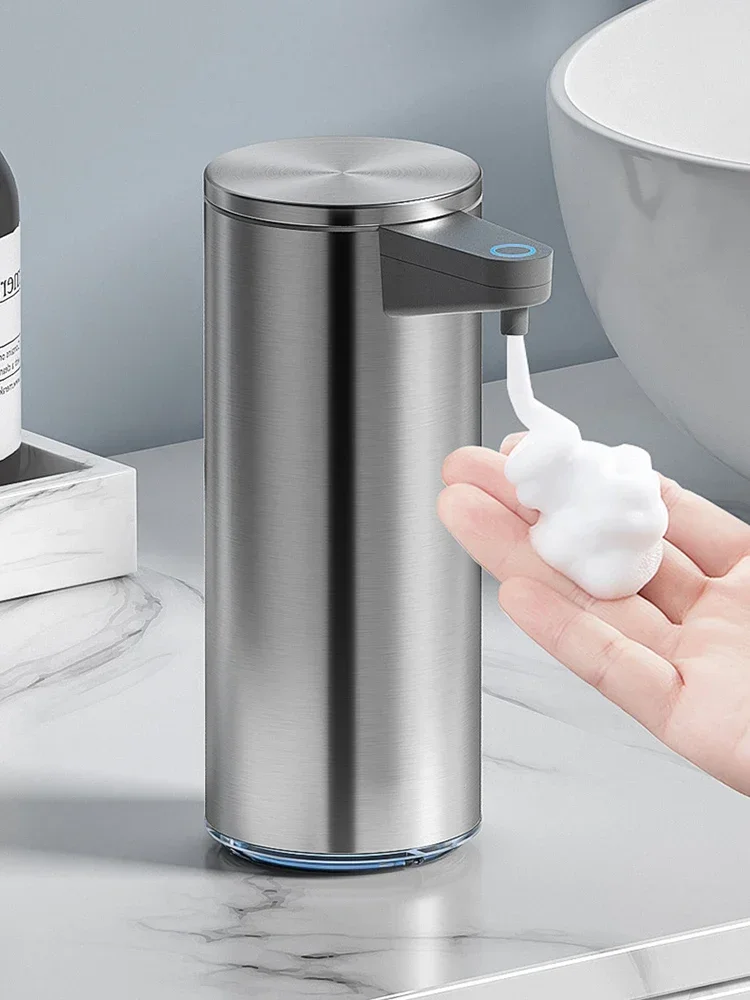 Automatic Soap Dispenser Touchless Sensor Pump Liquid Soap Dispensers Bathroom 304 Stainless Steel Lotion Foam Soap Dispenser