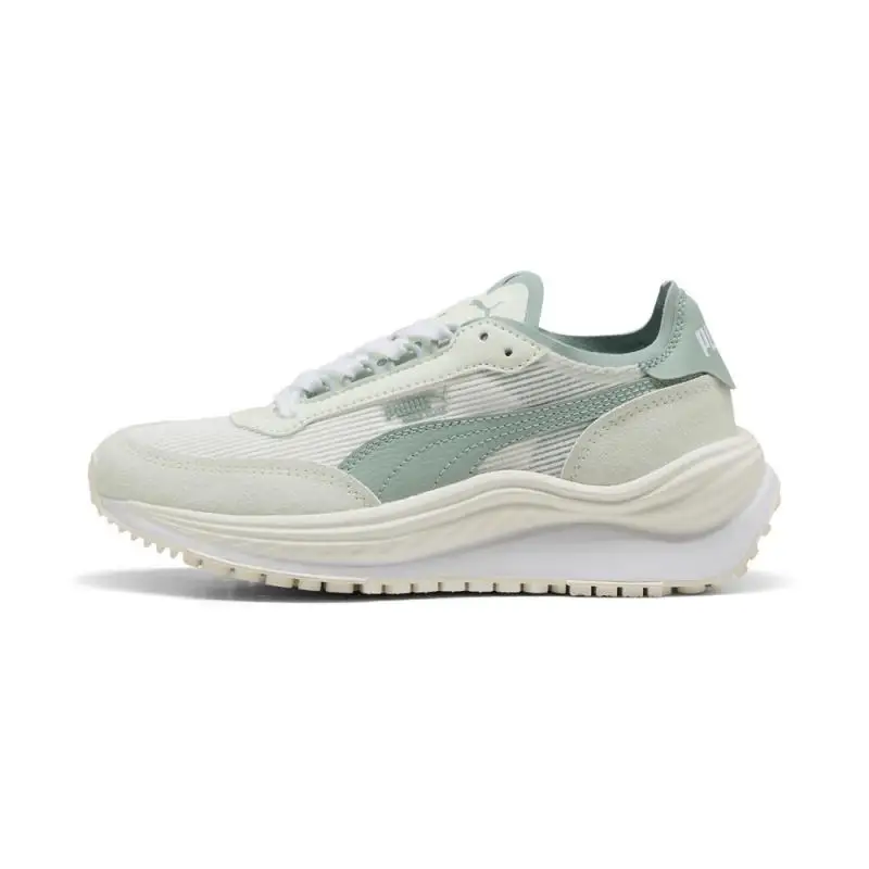 

Puma Neutral Rider Elite Warm White Moss Green Rider Casual Shoes 40292203