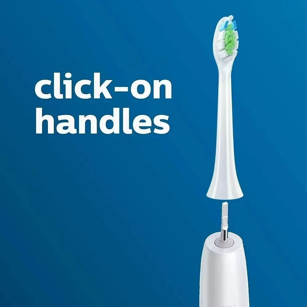 범용 음파 전동 칫솔 교체 헤드, 필립스 HX3, HX6, HX8, HX9 시리즈용, 10 개