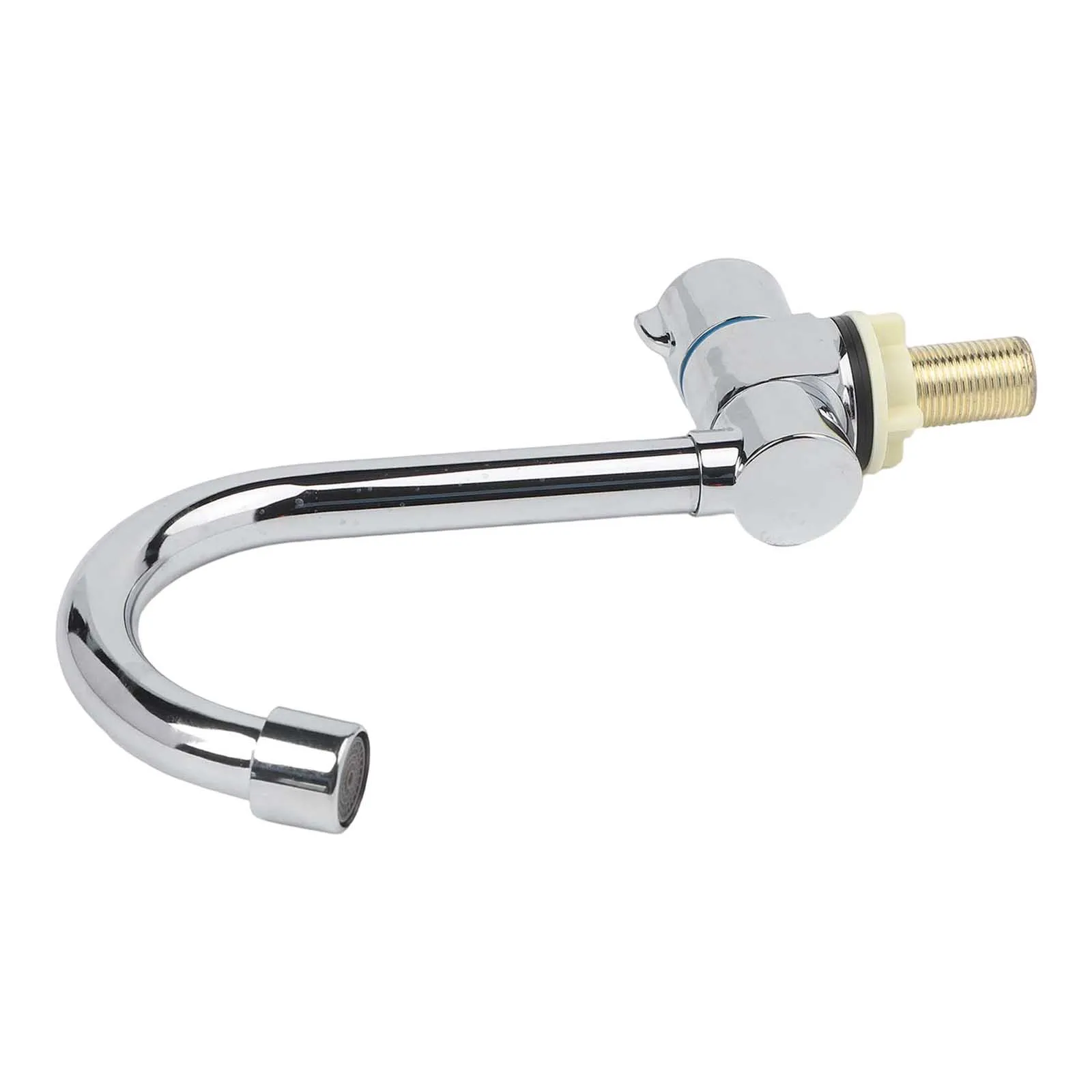 1pcs Foldable for rv Washing Basin Faucet Stainles Steel 360degree Rotating Folding G1/2 for rv Faucet Thread Single Cold Faucet