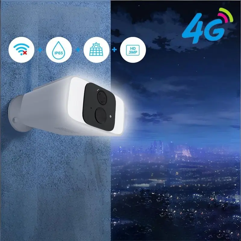BTLIFE-Solar Panel Camera Dual Charging Long Battery Life APP Monitoring Alexa Google Hom