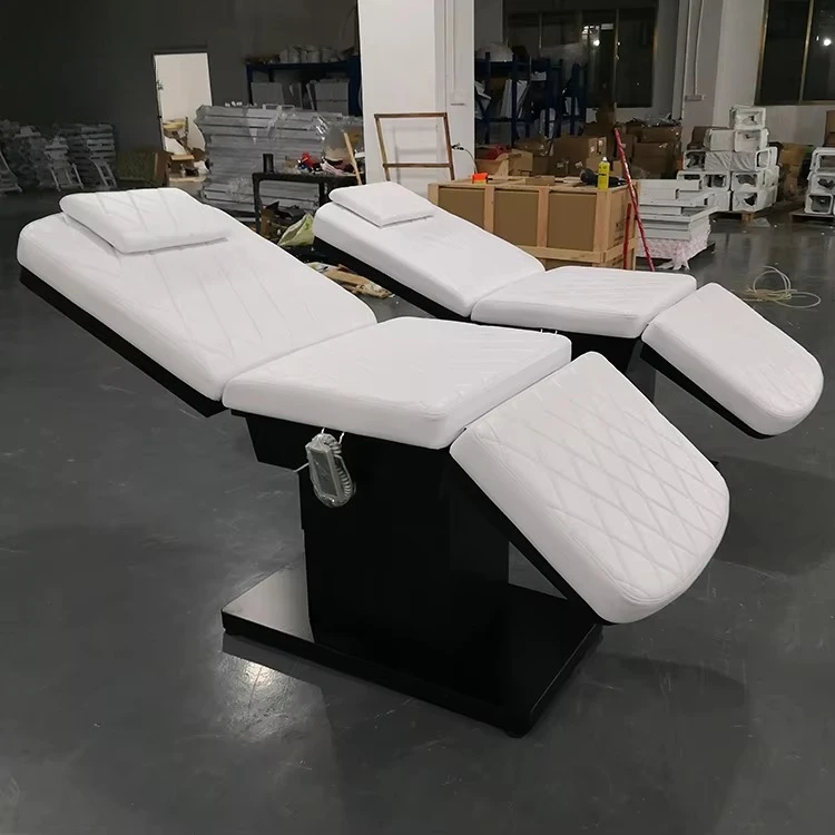 2023 New Factory Luxury Modern Metal Frame Massage Table Adjustable Beauty Salon Facial Bed High Quality Treatment Bed
