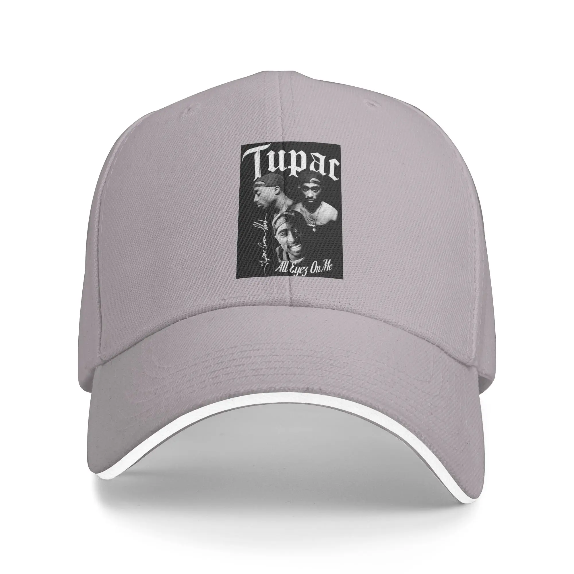 Rapper Tupac 2PAC Hip Hop Cap Casual Baseball Caps Adjustable Hat Hip Hop Summer Unisex Baseball Hats Customizable
