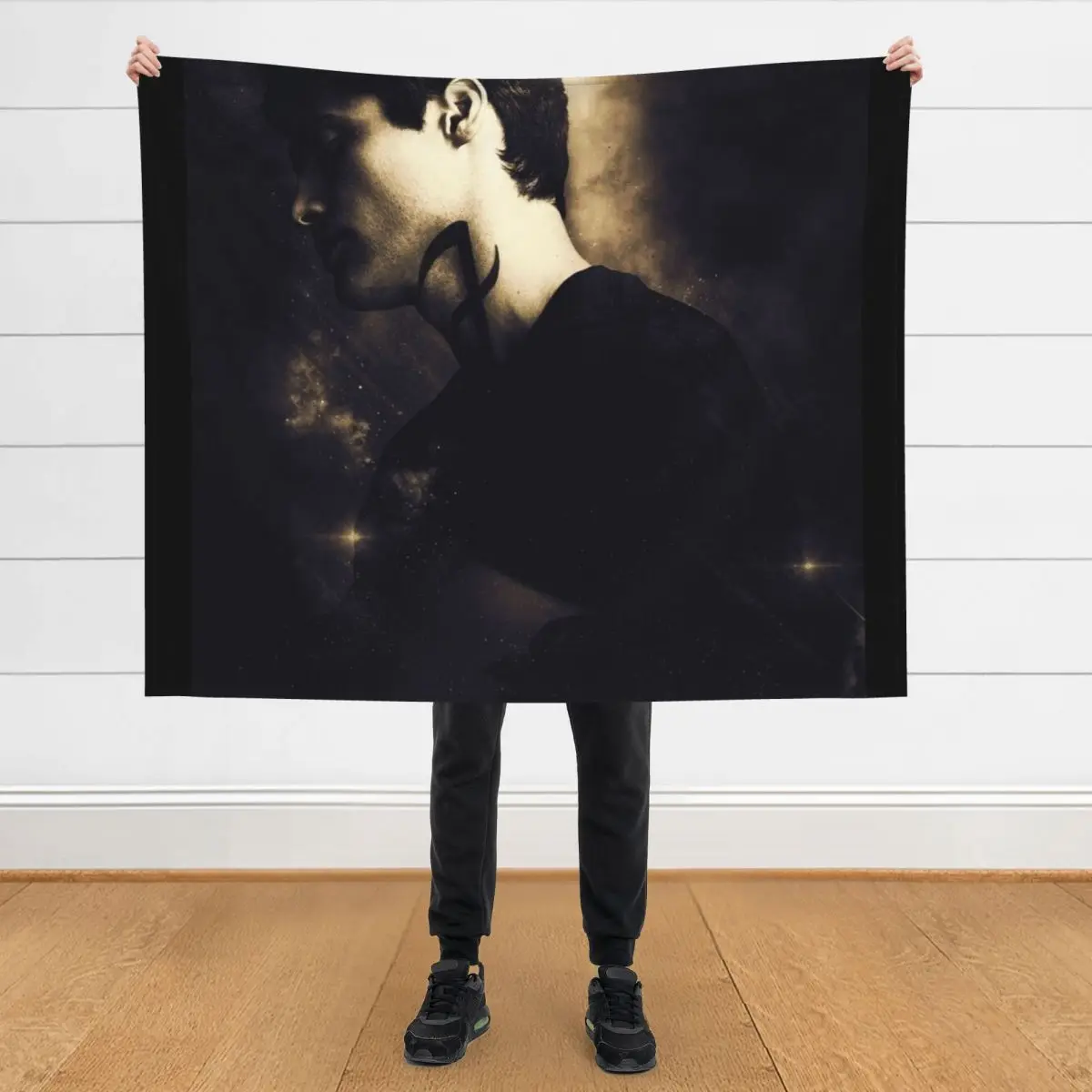 

Alec Lightwood Gold Throw Blanket Soft Personalized Gift Retros Blankets