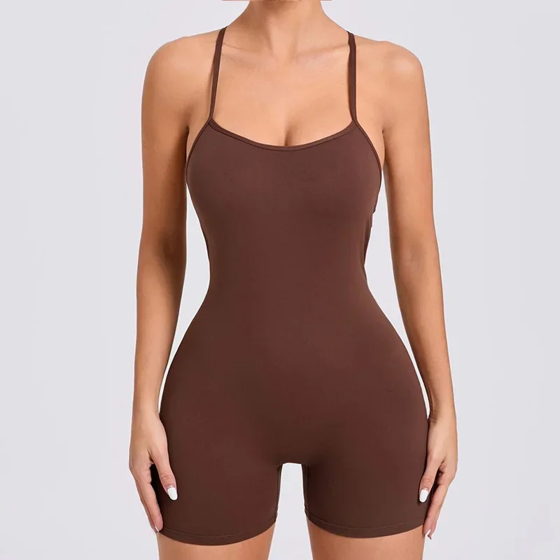 Cloud Hide Women Yoga Sports Jumpsuit SEXY Back Gym Fitness Bodysuit Lady Workout Suit Running Sportswear Girl Training Rompers