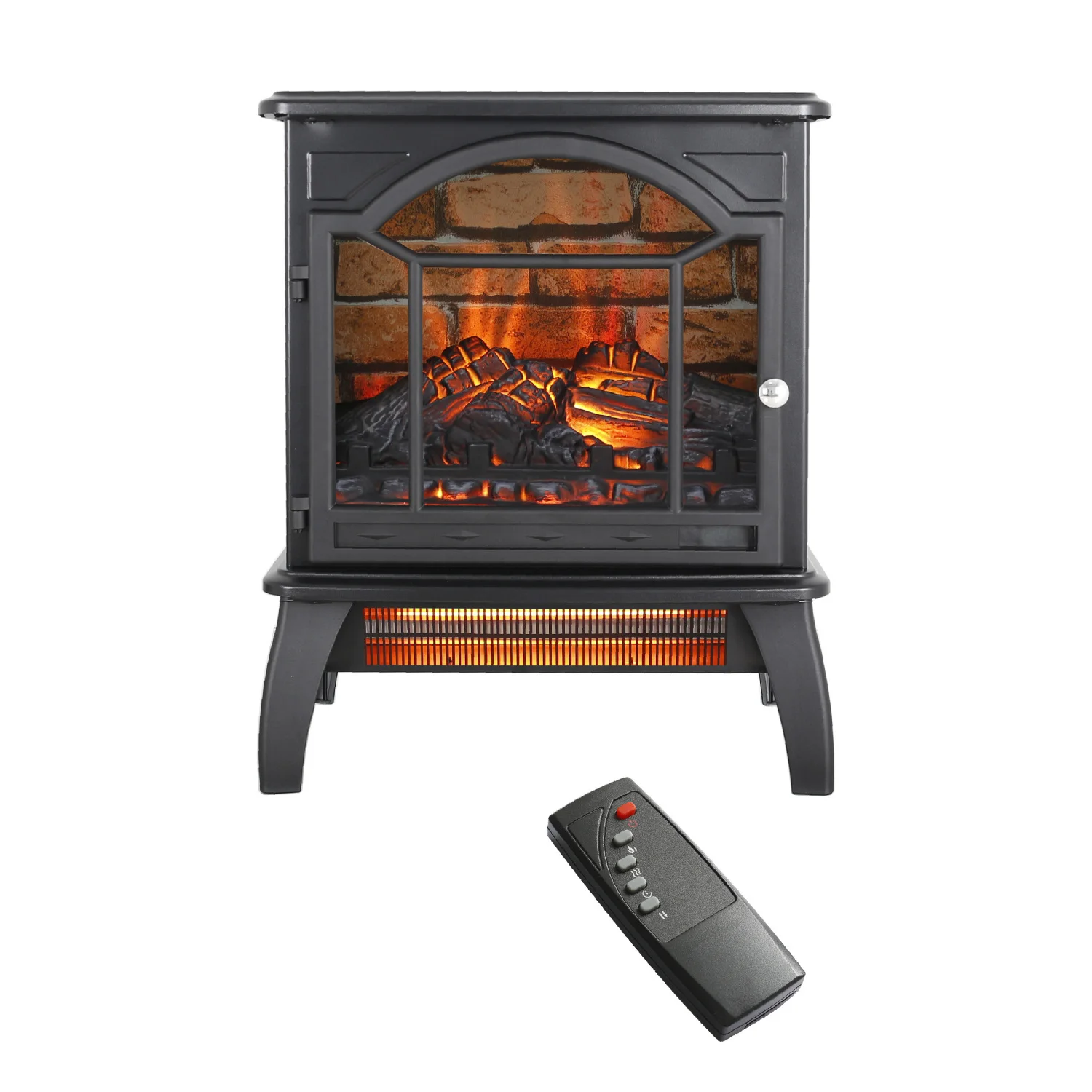 

18 inch 3D Flame Electric Infrared Quartz Fireplace Stove with remote control