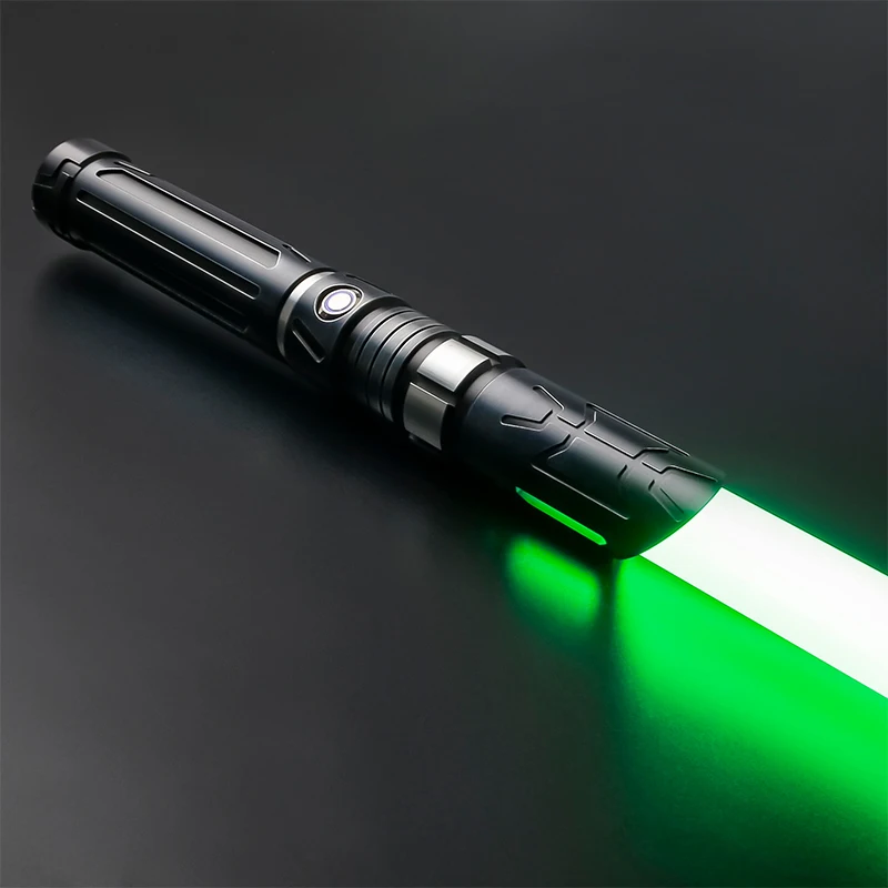 TXQSABER Lichtschwert Neo Pixel Heavy Dueling RGB Laser Schwert Metallgriff Smooth Swing Blaster Cosplay Jedi Luminous Kinderspielzeug