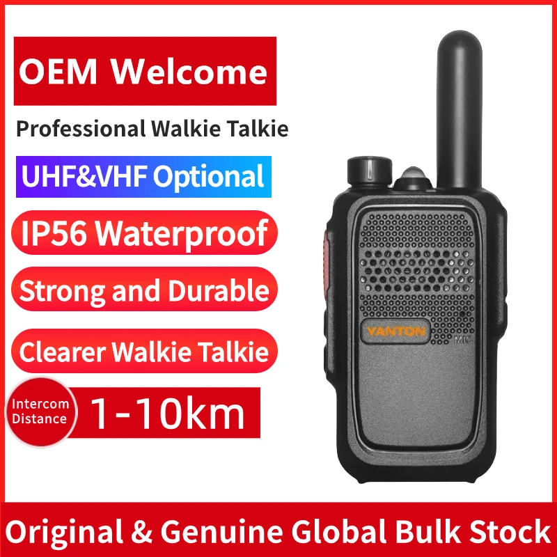 Cheapest YANTON S8 Mini Handheld UHF Radio 3W Quality With Low Price Walkie Talkie