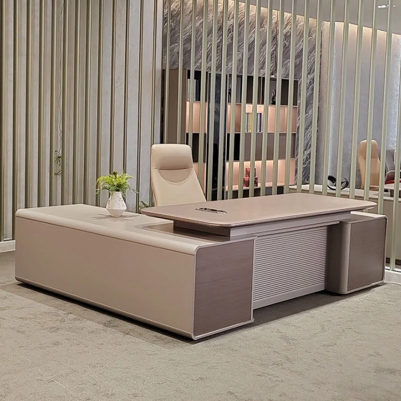Desk boss table high-end president table manager large desk office furniture chairperson table single chair combination