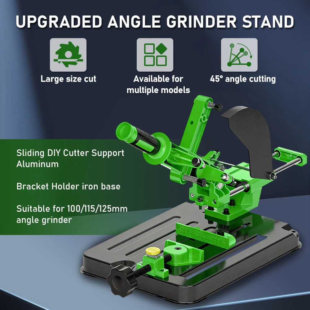 

Angle Grinder Multifunctional Bracket Holder 45° Adjustable Cutting Tool Accessory Mini Table Saw Stand for Angle Grinder