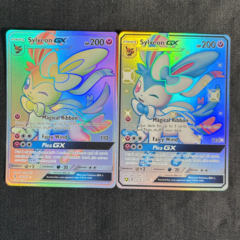 

1-3Pcs English Pokemon Cards Umbreon Moltres Giratina lacey leafeon Game Battle Carte Trading Collection Cards Children Gifts