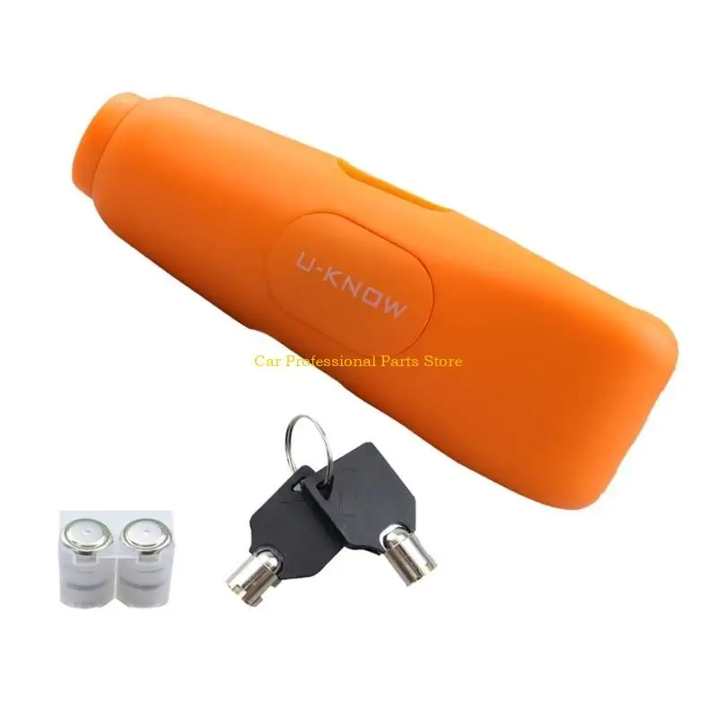 

R53D Motorcycle Lock Grip Throttle Brake Handlebar Safety Lock for Bike Moped Scooter