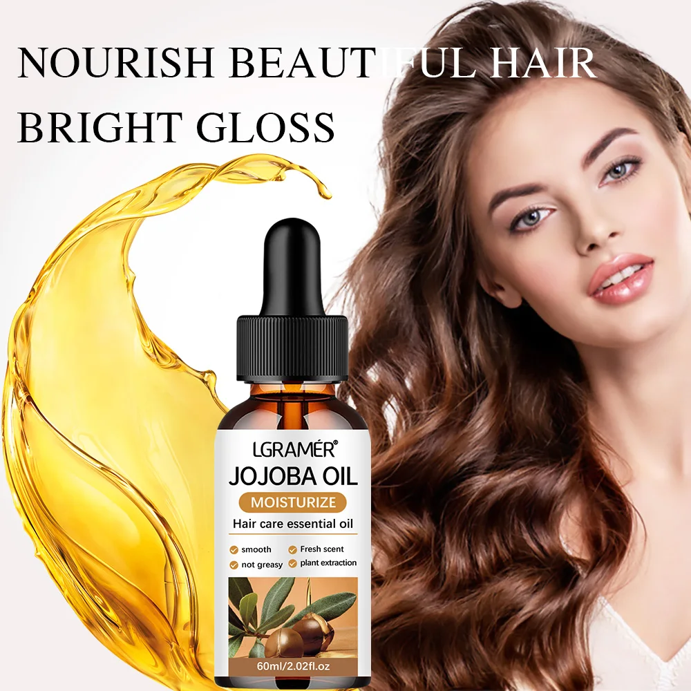 Fast growing hair essential oil beauty hair care dense regeneration jojoba oil promotes hair regeneration Ginger, rosemary