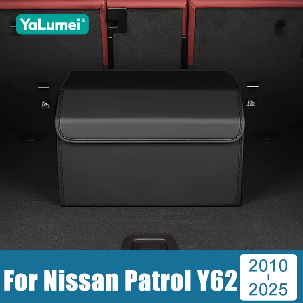 

For Nissan Patrol Y62 Armada 2010-2016 2017 2018 2019 2020 2021 2022 2023 2024 2025 Car Trunk Storage Box Tools Tidying Package