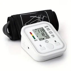 New Blood Pressure Monitor Upper Arm Automatic Tonometer Digital Blood Pressure Meter BP Medical Sphygmomanometer Pulse
