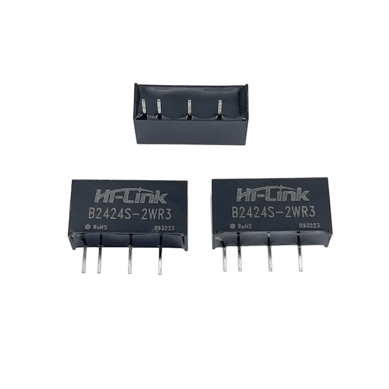 

Free Shipping 20pcs Hi-Link Smart Electronics Constant Voltage Input 24V to 24V 2W DCDC Isolated Power Supply Module B2424S-2WR3