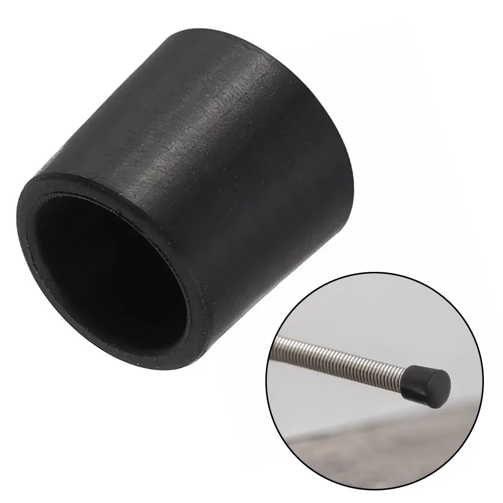 Questionand-Embouts de butée de porte en caoutchouc efficaces, remplacement, installation rapide, empêche les claquages, noir, 8 pièces