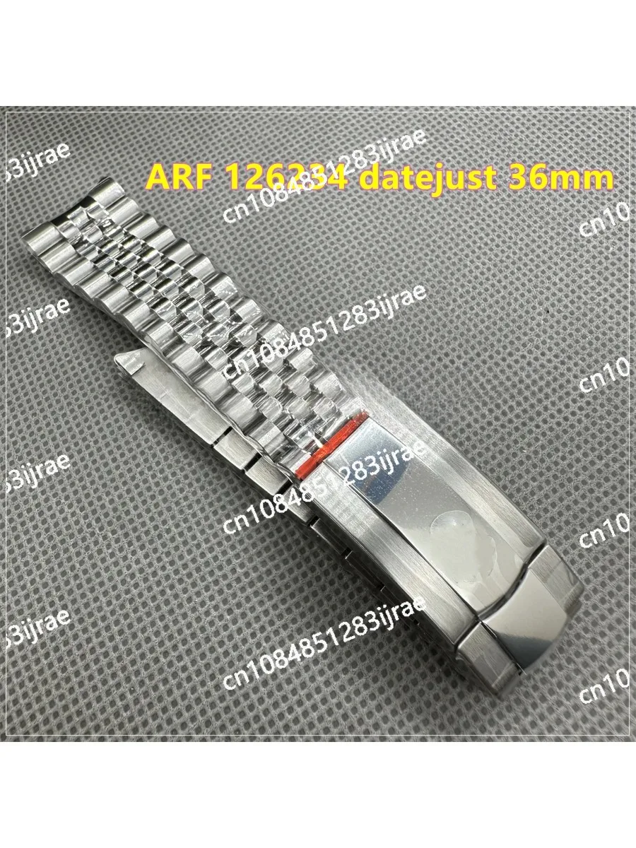 Correa de acero para reloj AR Factory 904L, pulsera de Jubileo para reloj de 36mm, 126234, Datejust 3235, movimiento ARF