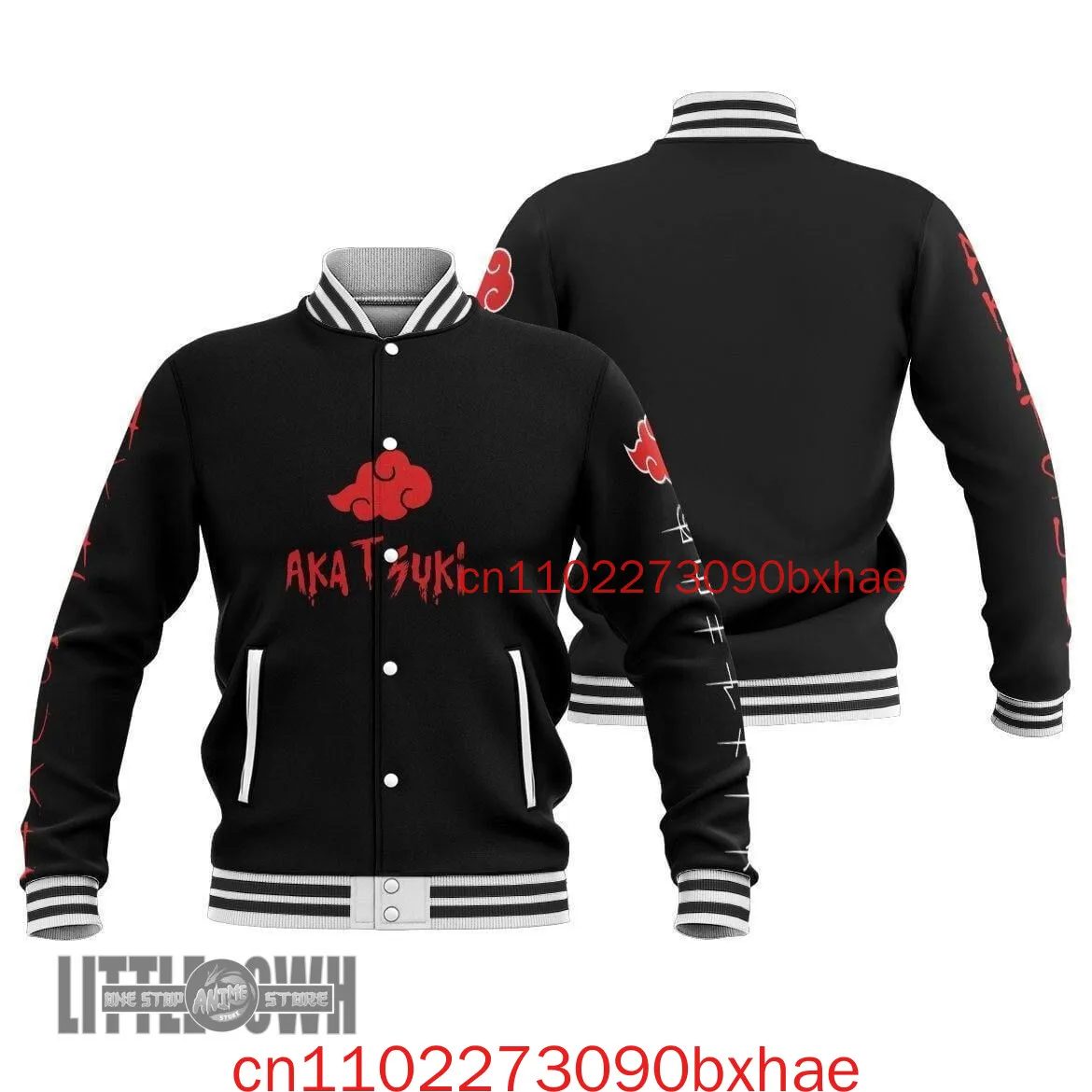 2026 جديد ثلاثية الأبعاد مطبوعة ناروتو البيسبول سترة الشارع الاتجاه أكاديمية نمط الرجال النساء والأطفال السترات