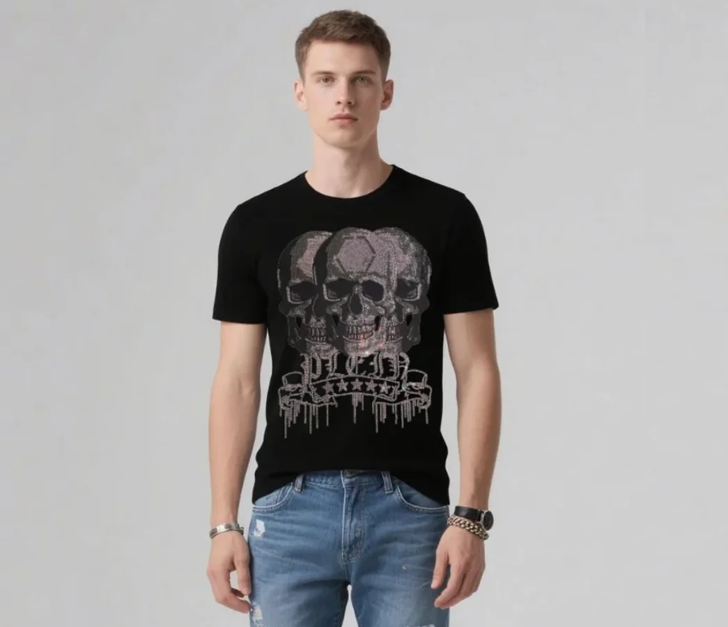 T Shirt Men Summer …