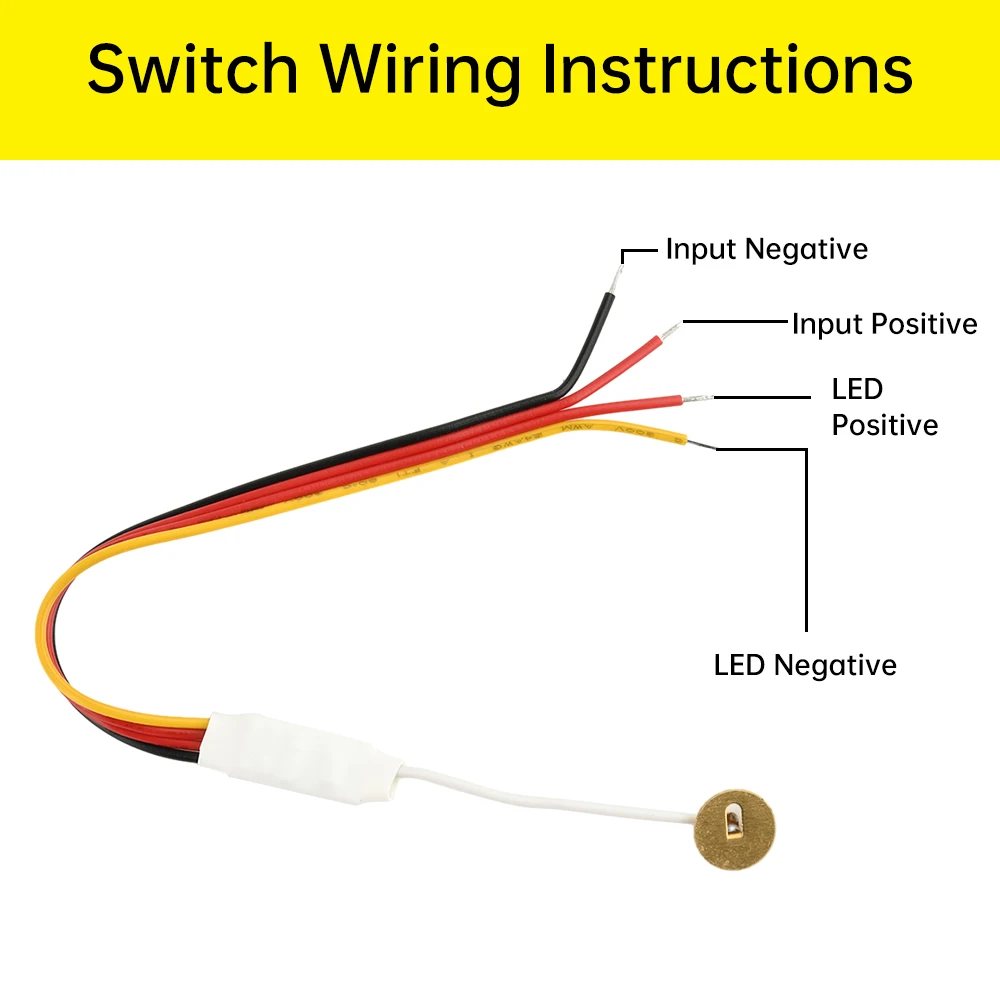 DC3.7V-24V 2.5A Capacitive Touch Sensitive Switch Touch On/Off Switch for LED Light Strip Water Level Monitor