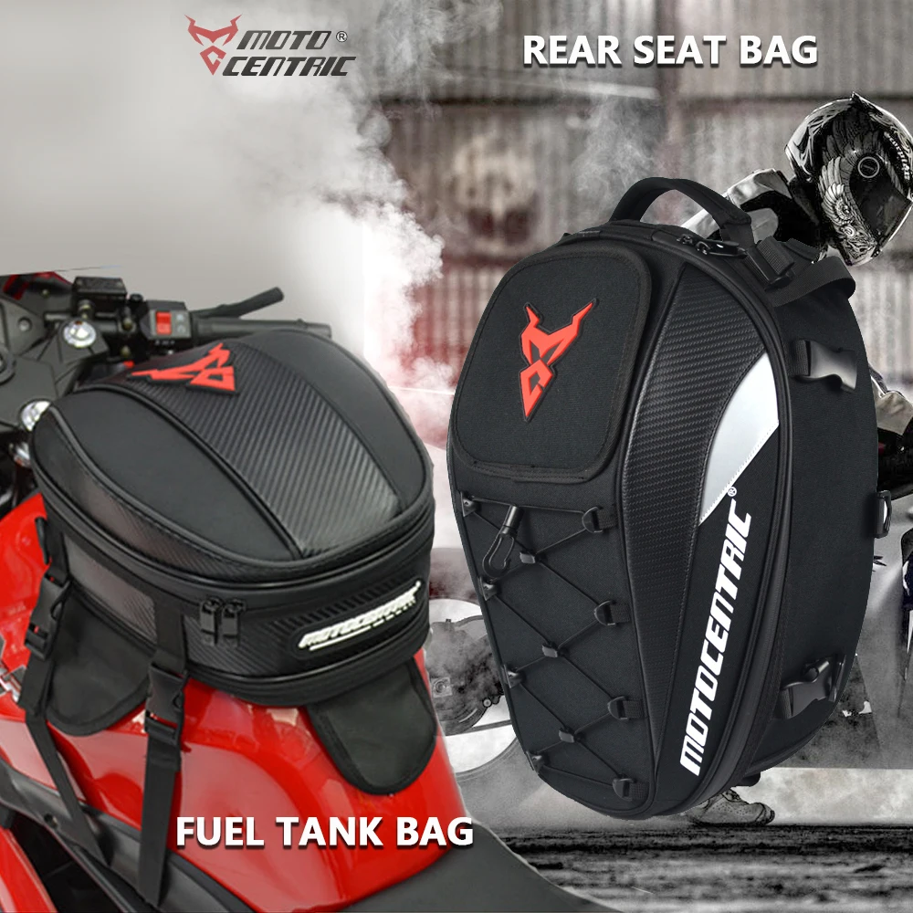 

Motocentric Waterproof Motorcycle Tail Bag Multifunction Motorcycle Rear Seat Bag High Capacity Motorcycle Bag Rider Backpack