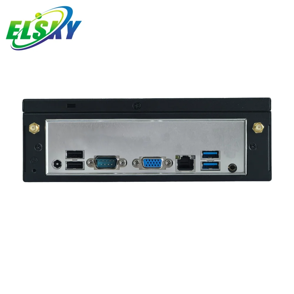 Support Elkhart Lake Celeron Processor J6412 Mini PC with Registered Jack 11 RJ11 Cash Drawer