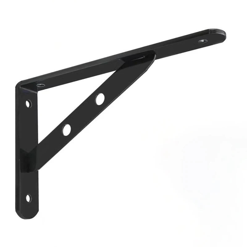 2pcs Heavy Duty Triangle Shelf Brackets 6/8/10/12 Inch Wall Mounted L Shape Thickened Corner Brace Shelf Right Angle Bracket