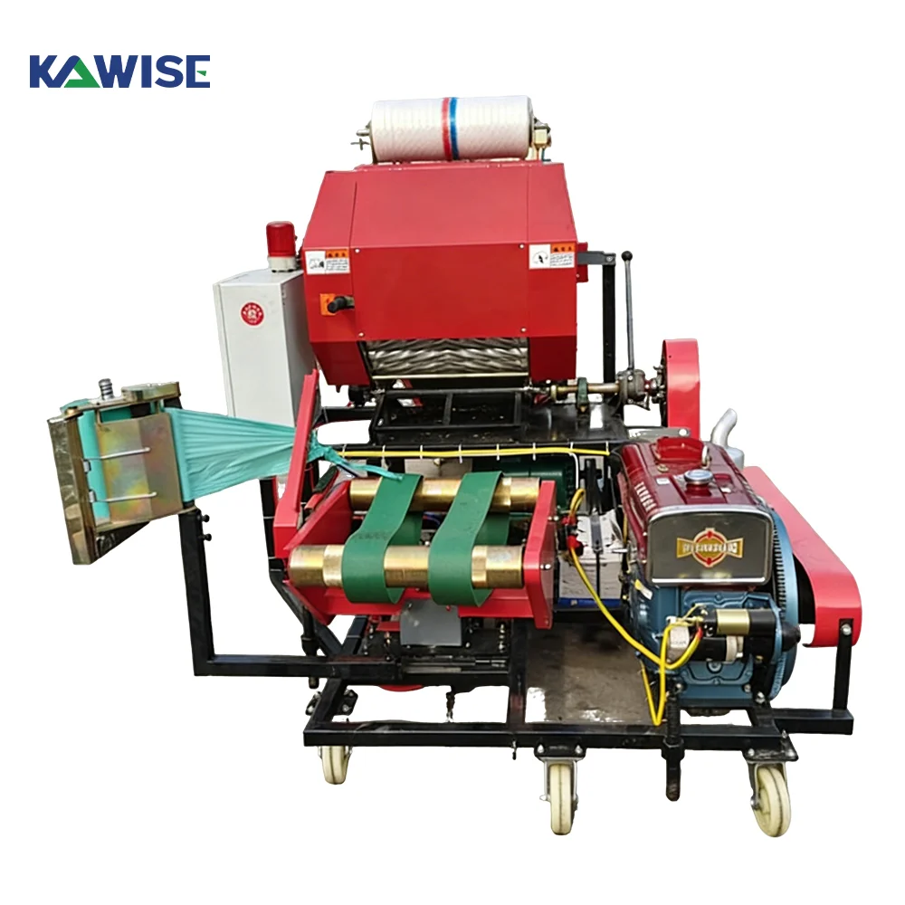 AIROW High Capacity Diesel Sil - Silage Baler Machine ulasan dan harga