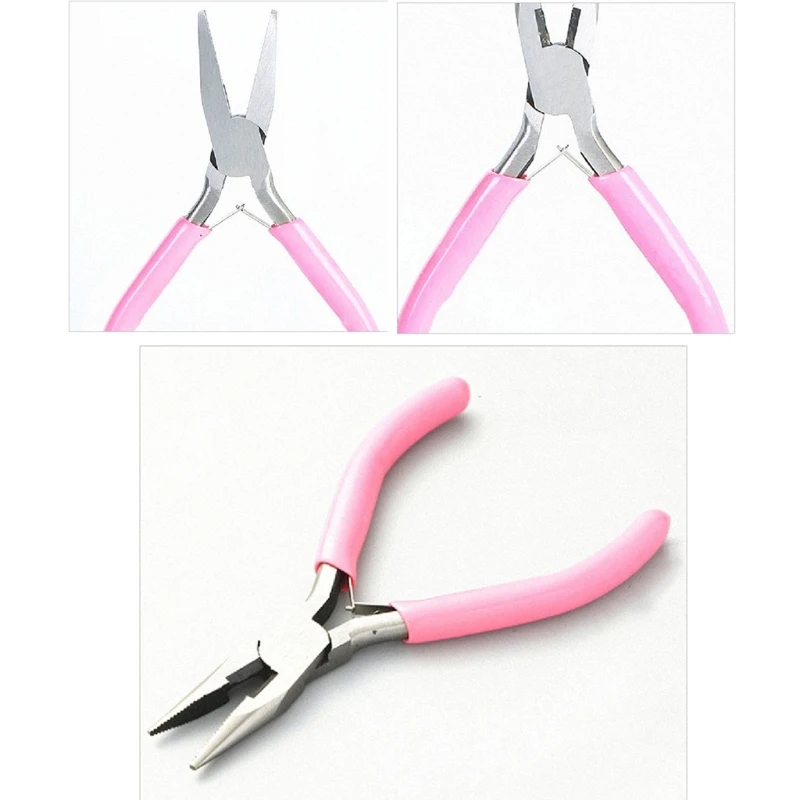 9 in 1 Jewelry Pliers Set Needle Nose Pliers Diagonal Round Nose Pliers for Crafting Jewellery Art Project for Repair
