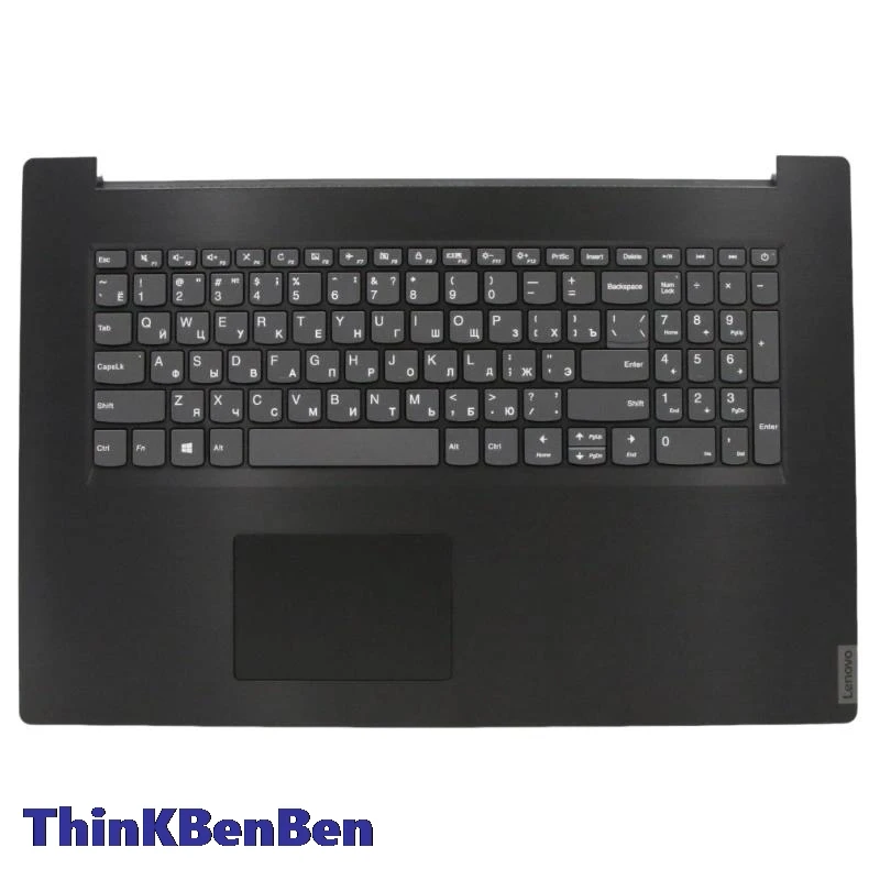 capa superior do teclado palmrest shell ru preto russo lenovo ideapad l340 17 17iwl 5cb0s17147 01