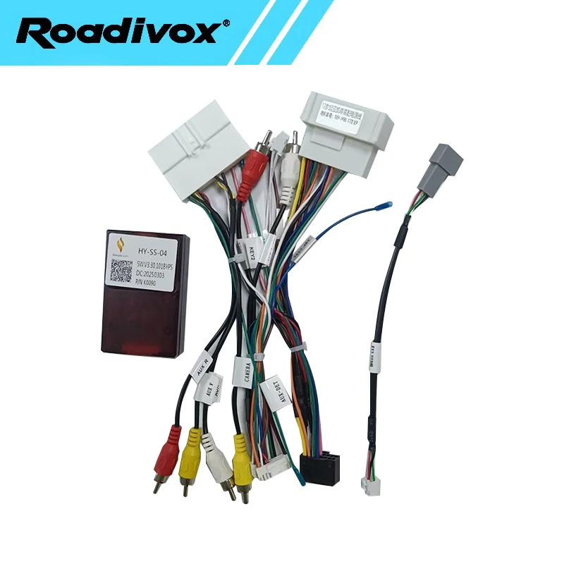 android Car radio Canbus Box Decoder For KIA K7 Cadenza Sorento Hyundai Azera 16 pin Wiring Harness Plug Power Cable Connector