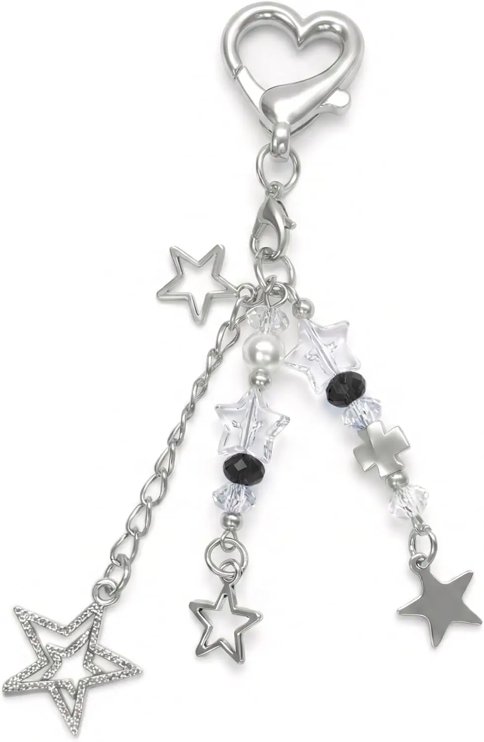 

Cute Y2K Heart Butterfly Strawberry Bear Keychain Accessory for Women Gift