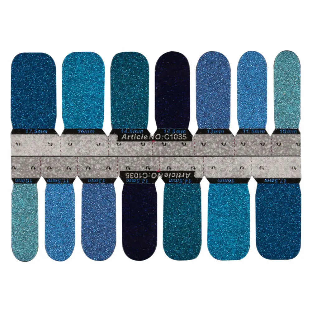 

6 шт. градиентные наклейки для ногтей, красивые наклейки для дизайна ногтей для женщин и девочек, модный уникальный дизайн, легко наносится, вечеринка, день рождения