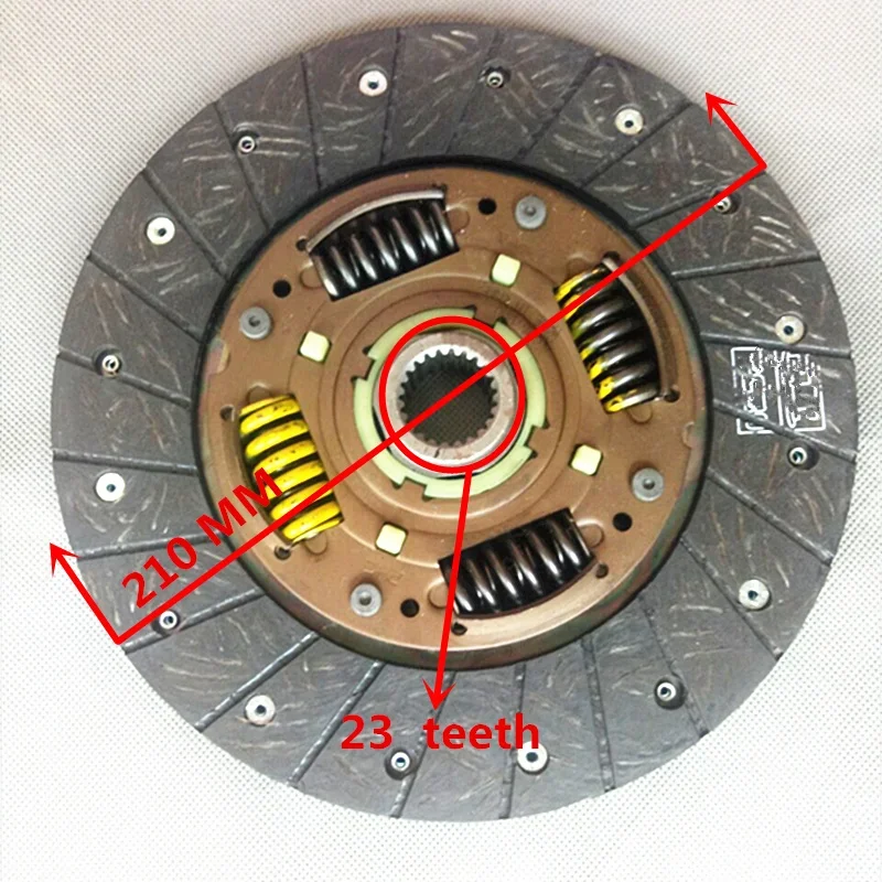 210mm  23 teeth  Clutch plate parts  for  audi  80 100 coupe  1.8  050198141x