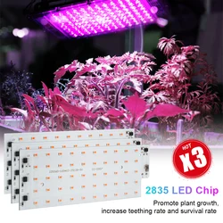 3Pcs 50W LED Grow Light  AC220V Full Spectrum DIY Greenhouse Hydroponic Plant Growth Lighting Smd2835 Indoor Plant Light Seedlin