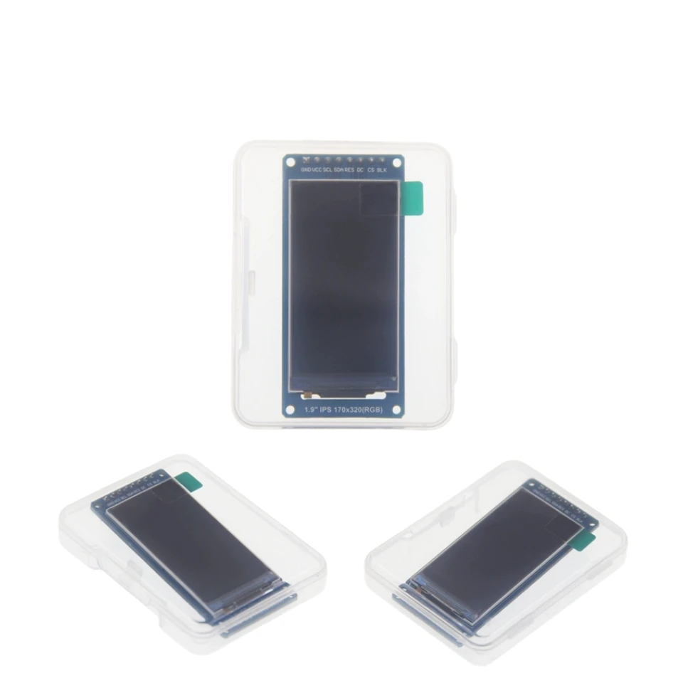 1.9 Inch IPS Full Angle TFT Display Screen LCD Screen Color Display Module SPI Serial Port High-definition 170x320 ST7789