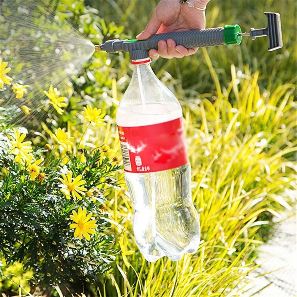 Fashion High Pressure Air Pump Sprayer Adjustable Manual Drink Bottle Nozzle Garden Household Agriculture Tools