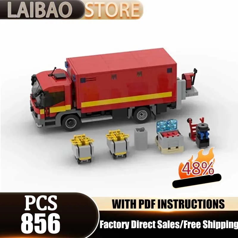 

Конструктор OSU Model Moc: Серия «Пожарная машина Лондонской пожарной службы», кирпичные блоки, брендовое транспортное средство, игрушка для самостоятельной сборки, подарки на праздники