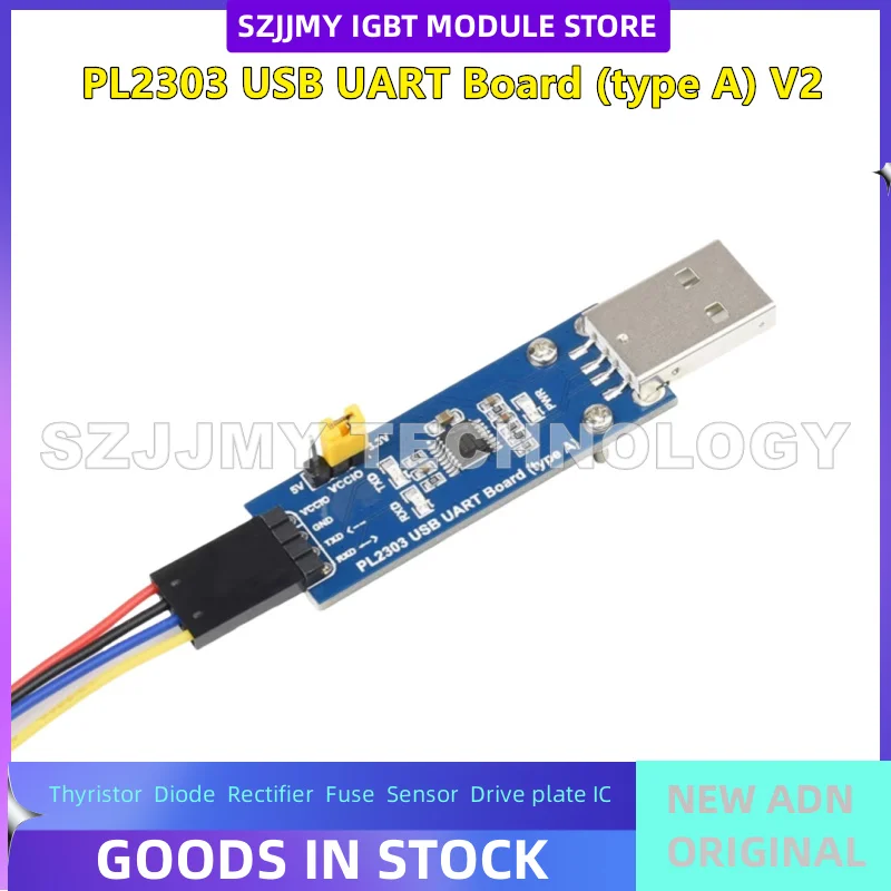 جديد وأصلي في المخزون PL2303 USB إلى UART/TTL وحدة المنفذ التسلسلي العالمي V2 USB نوع A واجهة 1.8 فولت #2