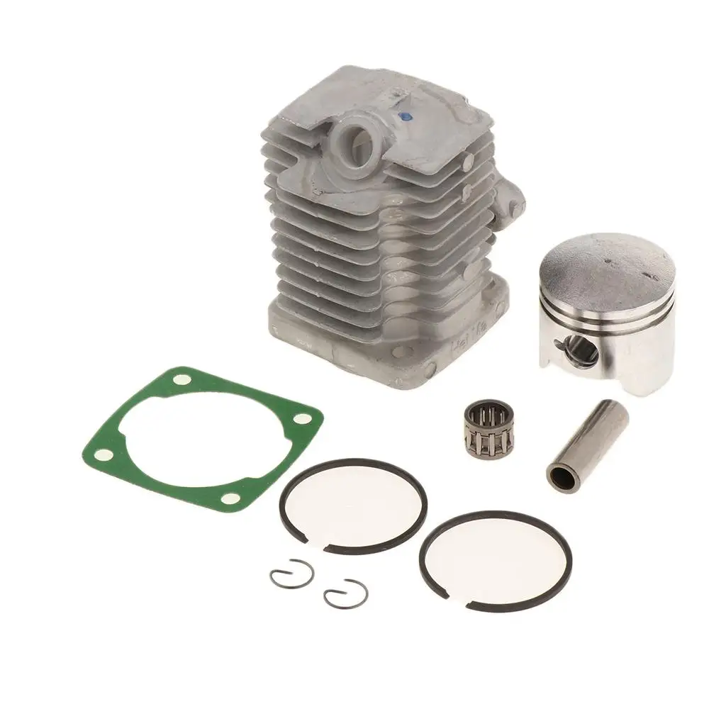 Kit de piston de tête à intervalles avec anneaux, clips de goupille pour moteur 2 temps 49cc, moto RL Pocket D343, vélo