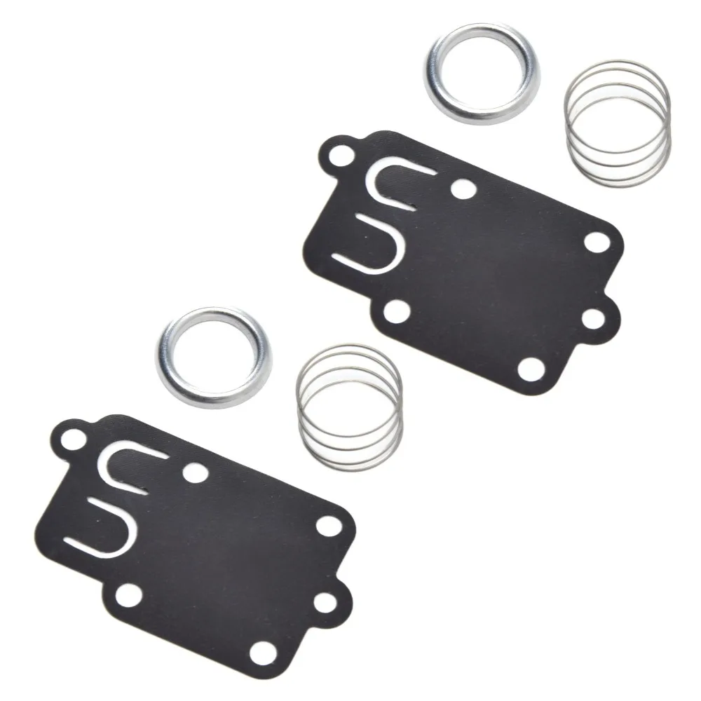 6SET Rubber and Iron Carburetor Diaphragm Gasket Kit Black Easy to Install Replacement Kit Compact for 5021K 2HP 5HP Engines