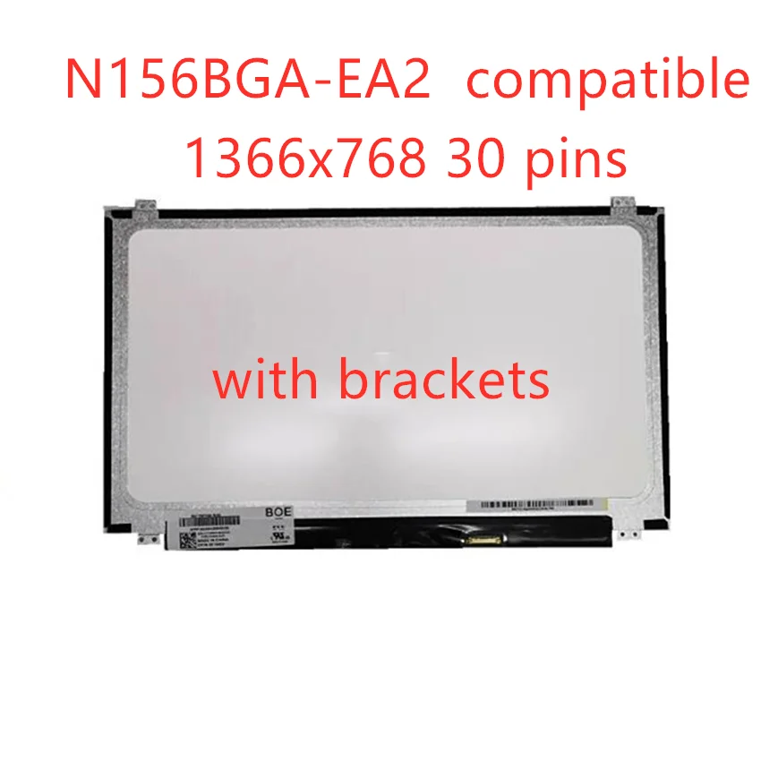 

15.6" Slim Laptop LCD Screen N156BGA-EA2 fit N156BGA-EB2 N156BGE-EA2 B156XTN07.0 B156XTN07.1 N156BGE-E31 E41 EAA E32 30pin