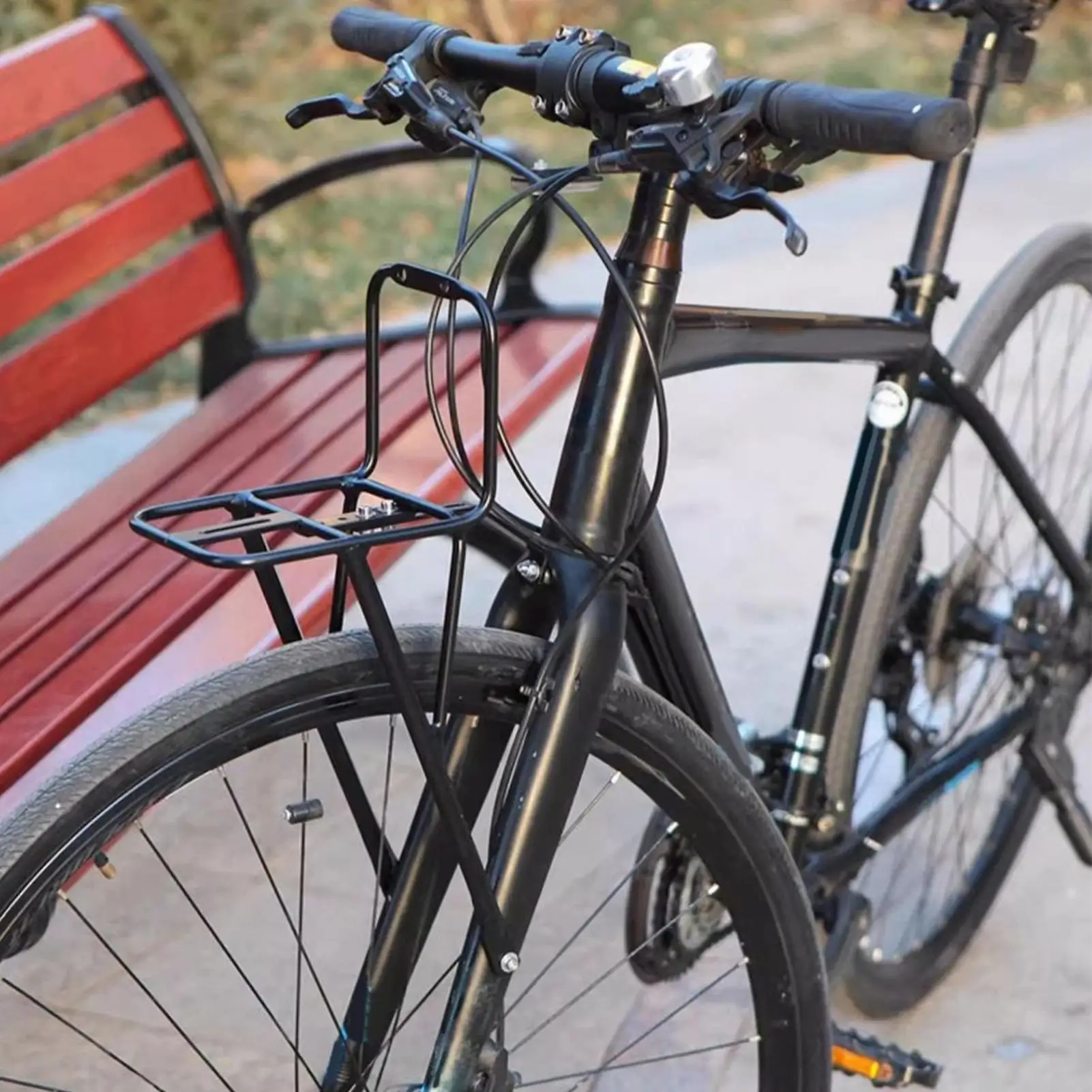 

Bike Rack For Bike Front Bike Pannier Rack Storage Mount For Bag Travel Dirt Cycling Mountain Biking Cruiser Long-Distance