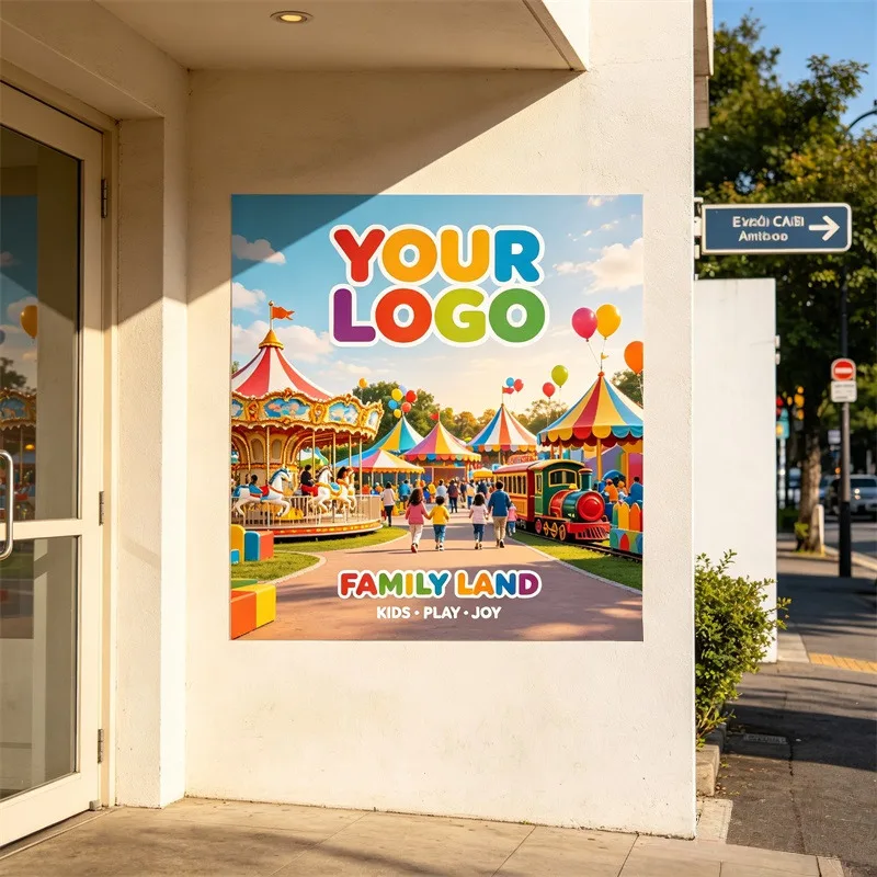 Any Size 100 cm Custom Stickers Suitable Home DeAncoration Supermarket Travel Agency Commercial Advertising Promotion Activities