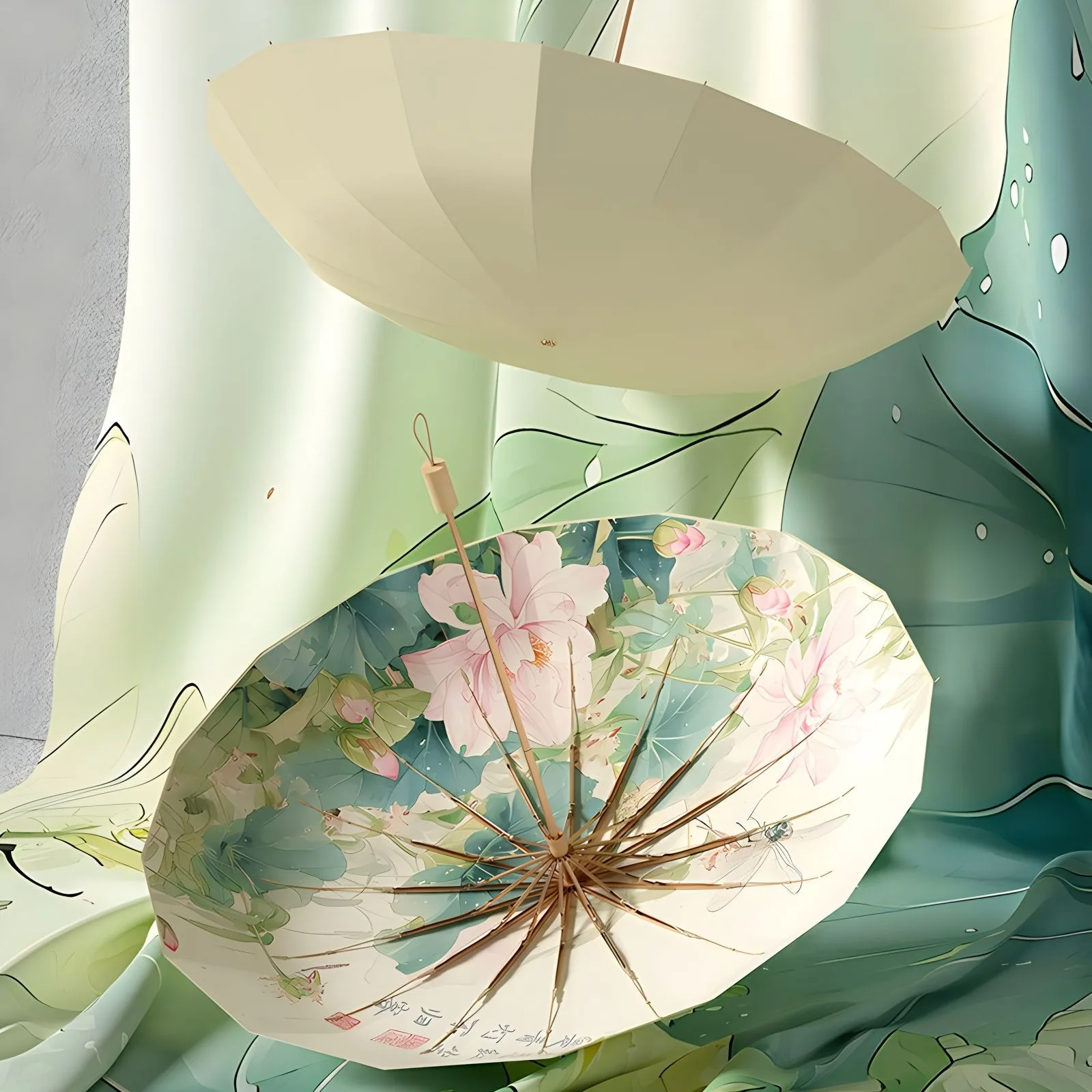 

Зонт с солнечным фильтром на 16 полок, рама из золотого сплава в китайском стиле UPF50+, складной зонтик от солнца и дождя, академия зонтов