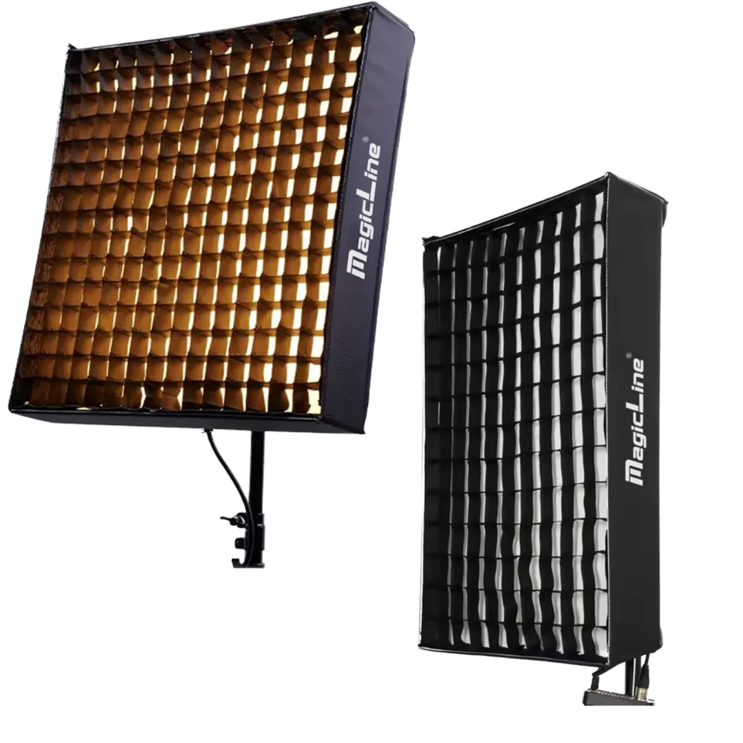 200W Bi-Color FlexibleLED Mat Light Adjustable Brightness Rolling Cloth Design Soft Box LED Panel Studio Video App