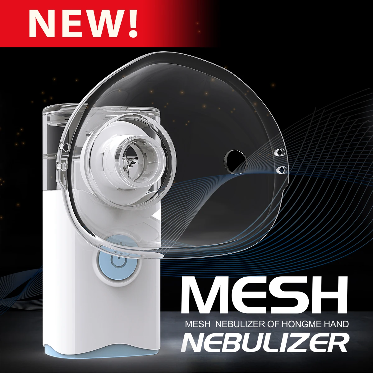 Atomizer Health Care Products Portable Nebulizer Mesh Nebulizer Handheld Medical Asthma Inhaler silent Children Adult Automizer
