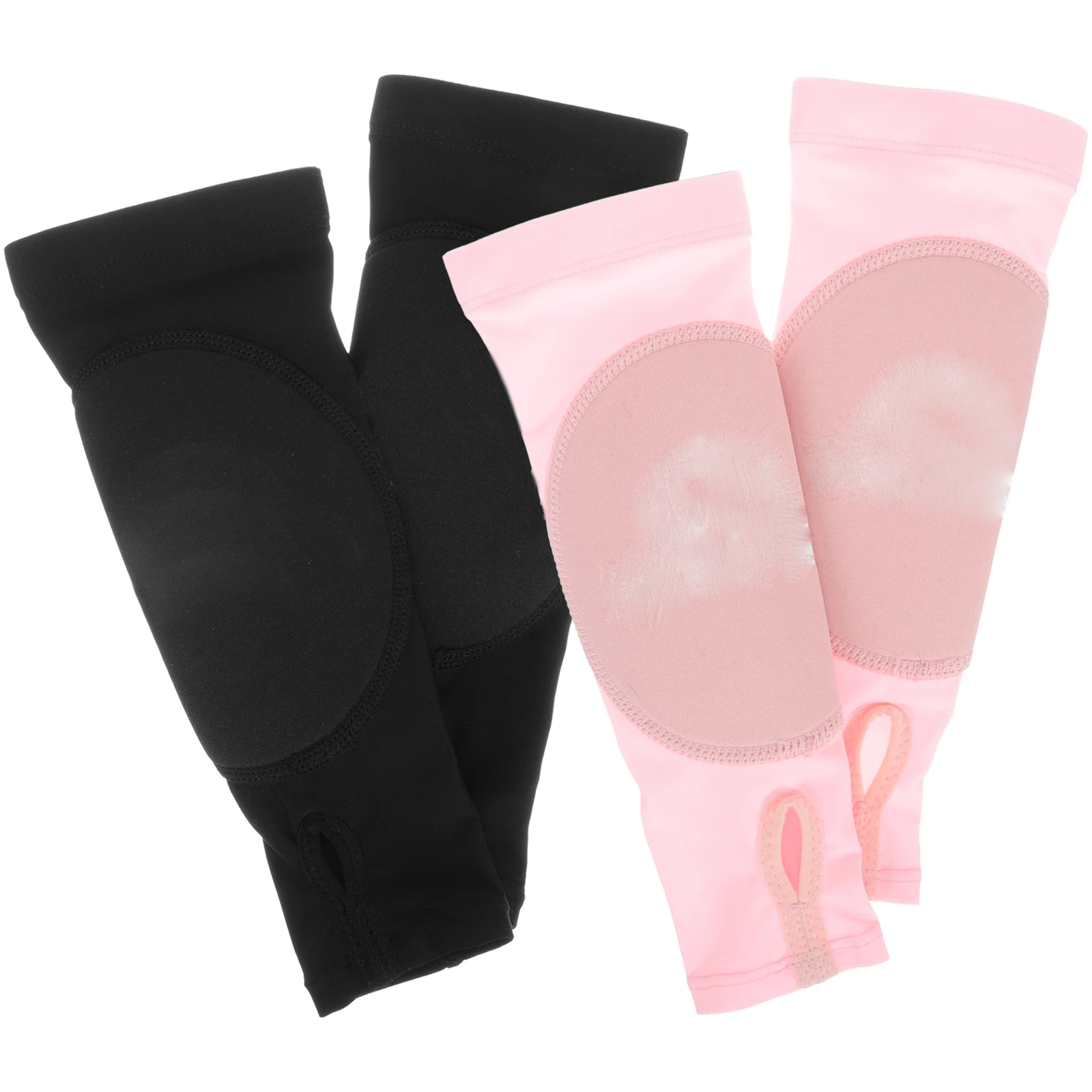 

2 Pairs Arm Guards Padded Sleeves Wrist Grips Golf Elbow Braces Sports Armbands for Women Elastic Support Free Size