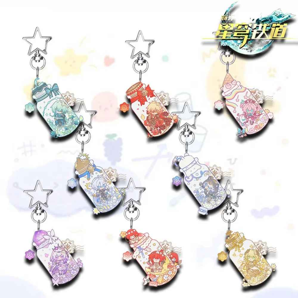 Honkai: Star Rail Game Merch Anaxa Mydei Hyacine Phainon Cipher Castorice Backpack Decoration Pendant Collectible Gift for Fan